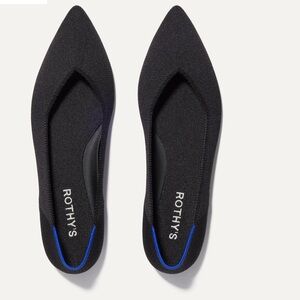 Rothy's Women's Black and Blue Flats